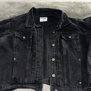Old Navy Charcoal Denim Jacket
